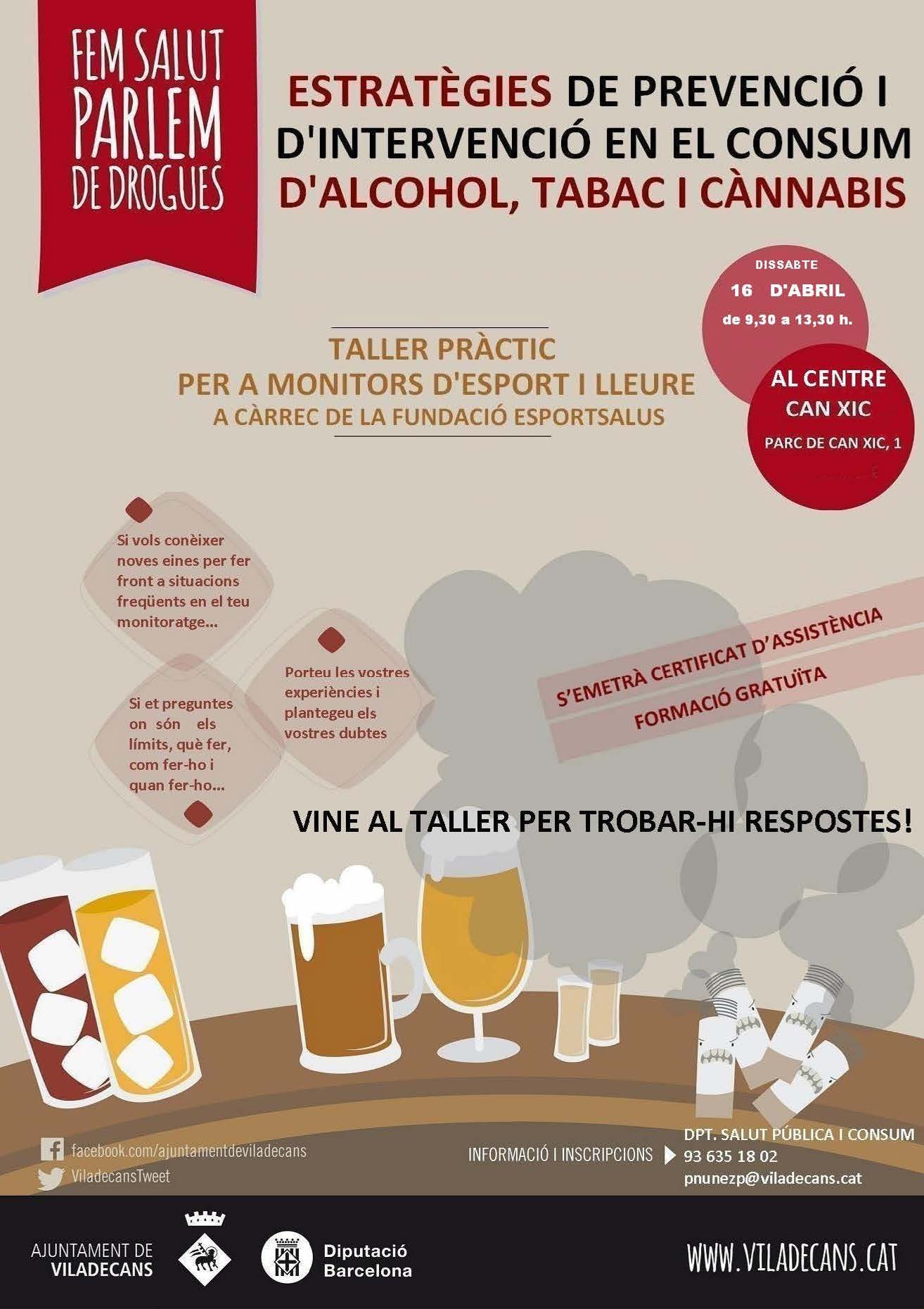 monitors i prevenció drogues cartell