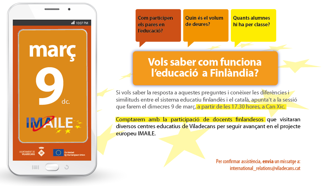 Invitacio AMPAs IMAILE Findlandia