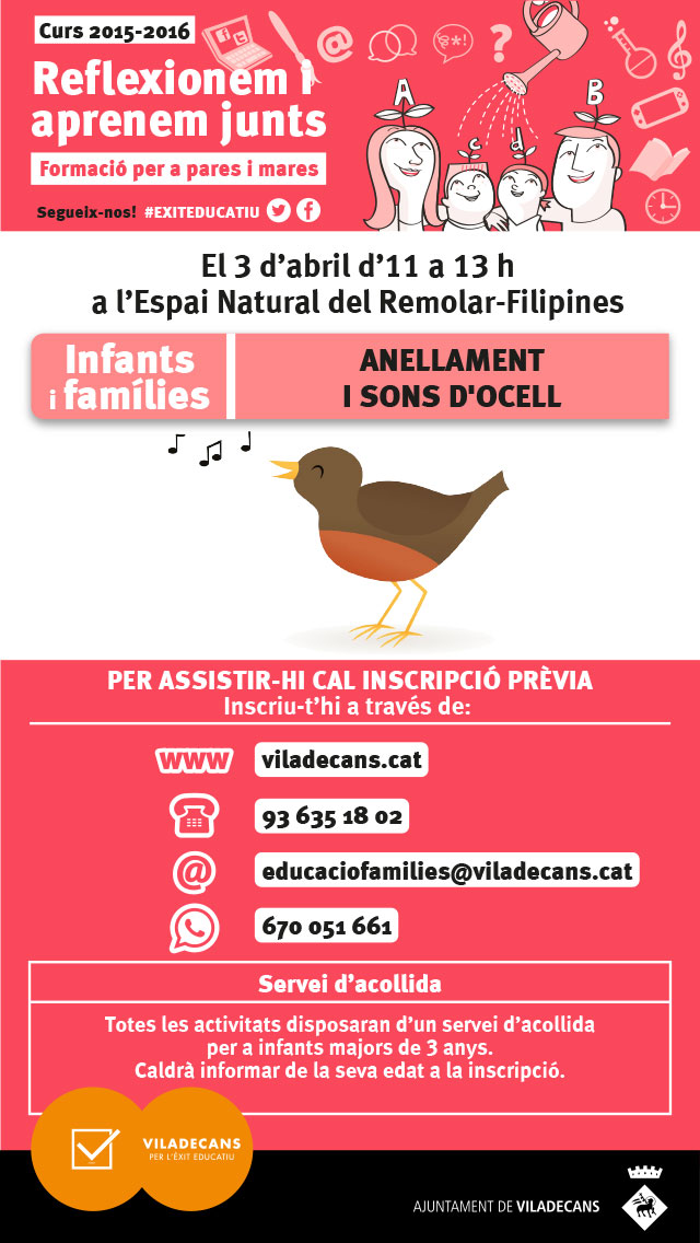 Whatsapp-Anellament i sons ocell