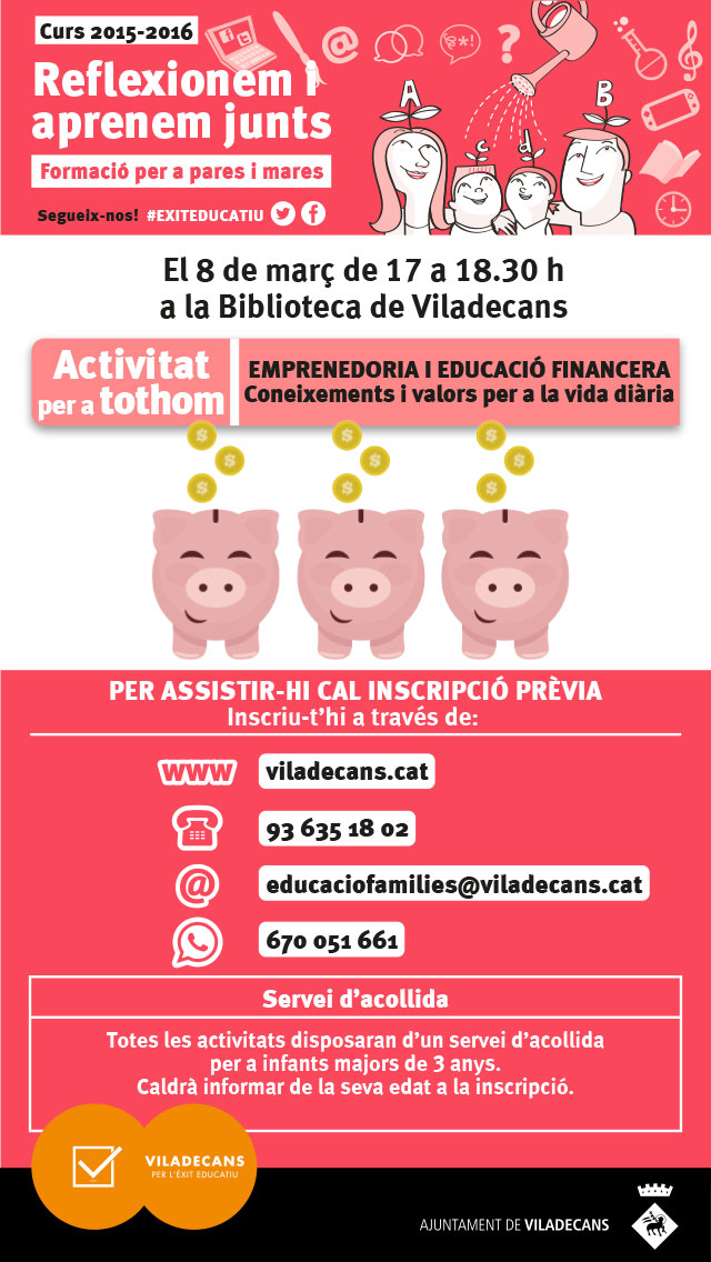 Whatsapp-Emprenedoria i eduacio financera