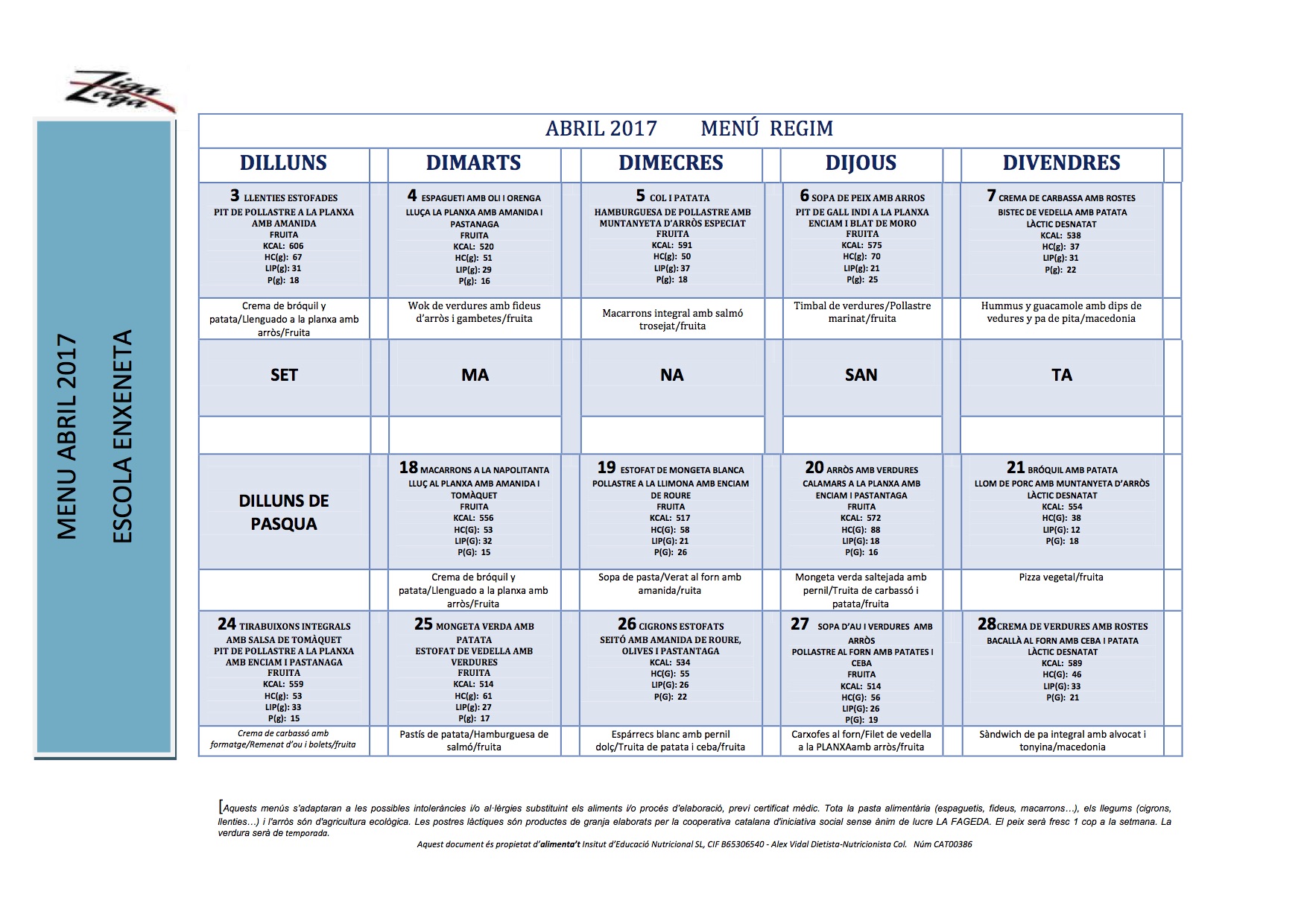 menu-regim